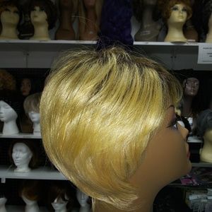 Sold - Blonde Wig with Dark Brown Roots
